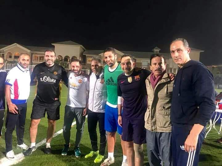 جمال مبارك يشارك نجوم الزمالك