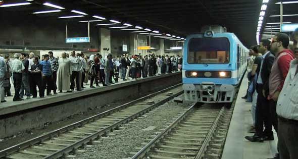 تعطل حركة مترو الأنفاق في خط «شبرا - جيزة»