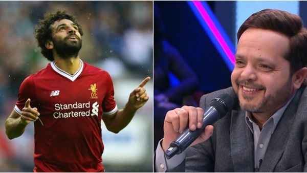 كيف هنأ هنيدي محمد صلاح بعد فوزه بجائزة افضل لاعب في افريقيا لعام 2017..شاهد