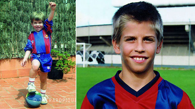 شاهد نجوم ريال مدريد وبرشلونة في الطفولة