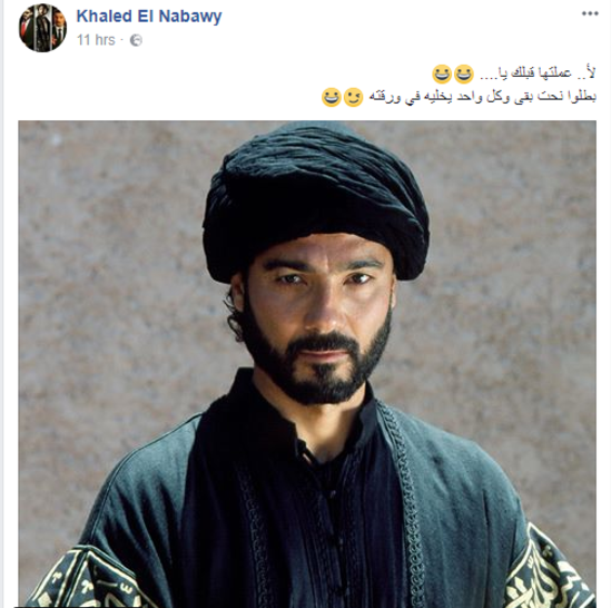 خالد النبوي يحرج أحمد عز