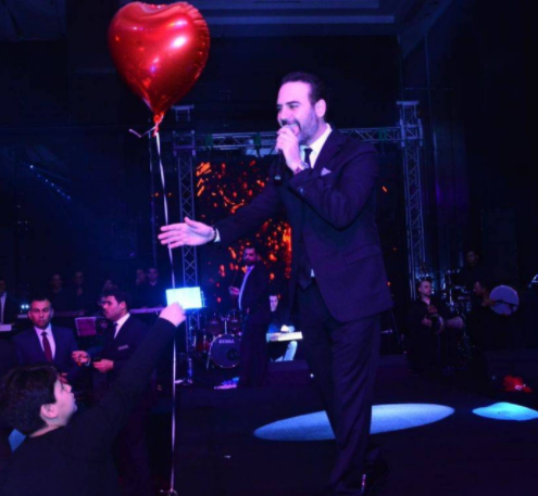 وائل جسار في حفل عيد الحب
