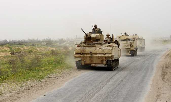 القوات المسلحة في العمليات الشاملة سيناء