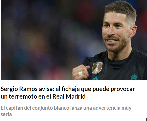 راموس يرفض تعاقد ريال مدريد مع محمد صلاح