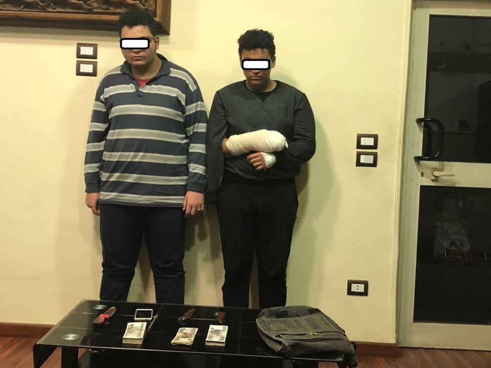 أول صورة للمتهمين بقتل طالب الهندسة