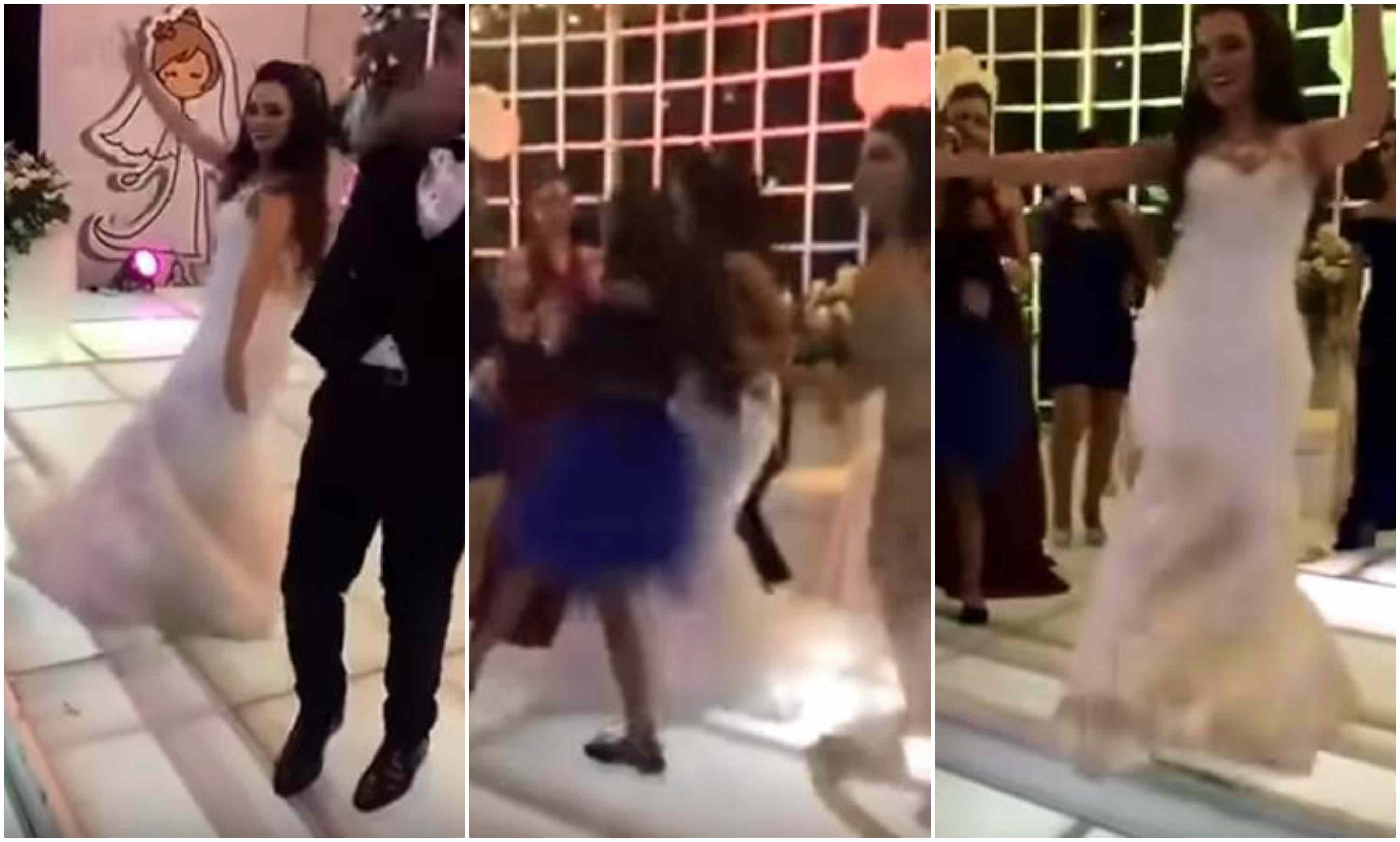 وصلة رقص لعروس في حفل زفافها