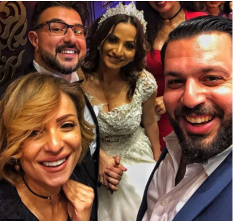 ريم البارودي تتألق في حفل زفاف كريم أبوزيد