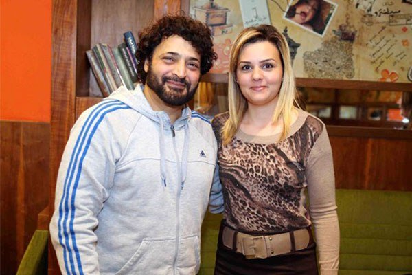 حميد الشاعري وزوجته