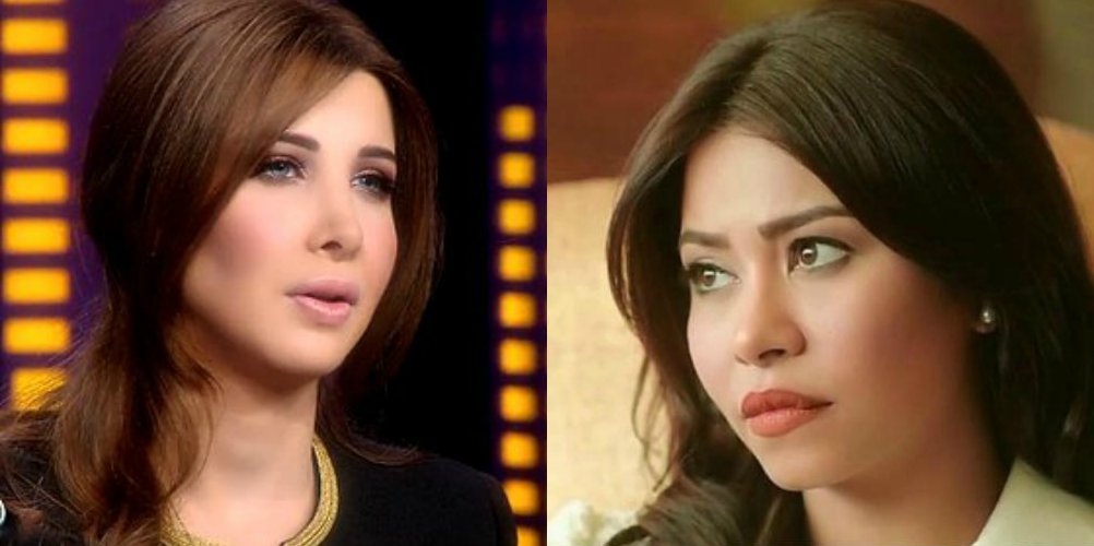 نانسي عجرم تقدم التعازي لشيرين عبد الوهاب