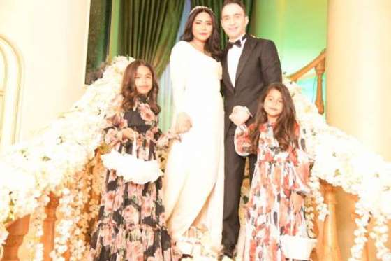 9 صور جديدة من حفل زفاف شيرين وحسام حبيب