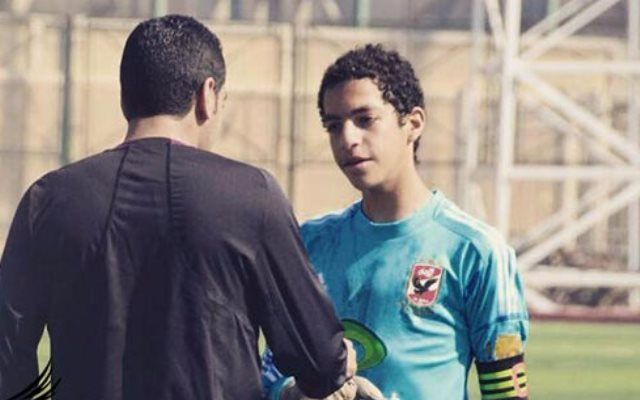 نجل أحمد شوبير يظهر في تدريبات الفريق الأول بالأهلي
