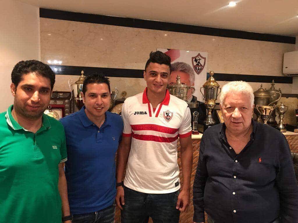 أول صور لعمر السعيد بعد انضمامه لنادي الزمالك