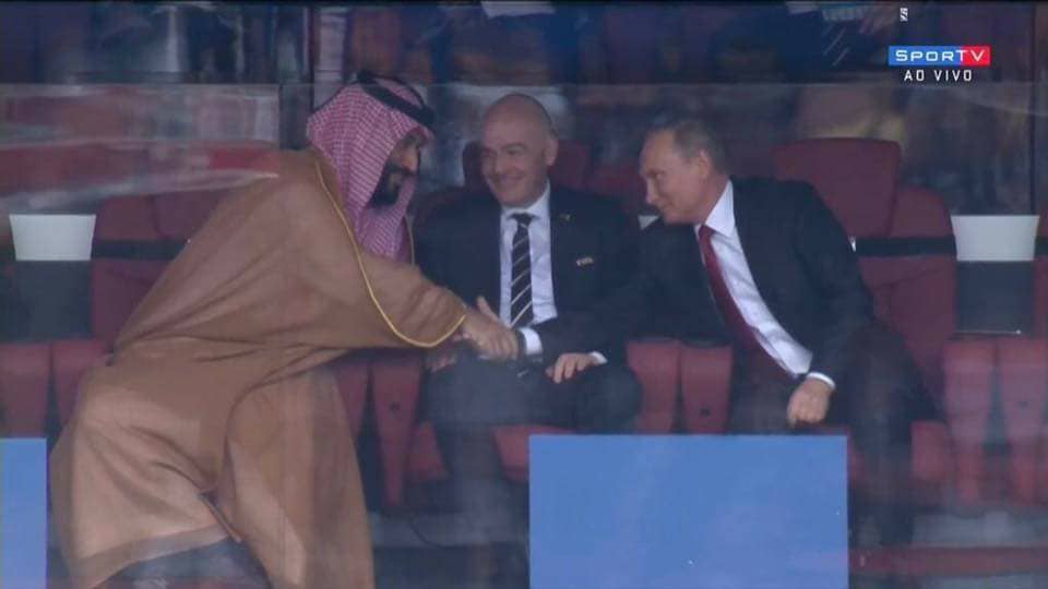 رد فعل محمد بن سلمان على خسارة منتخب السعودية