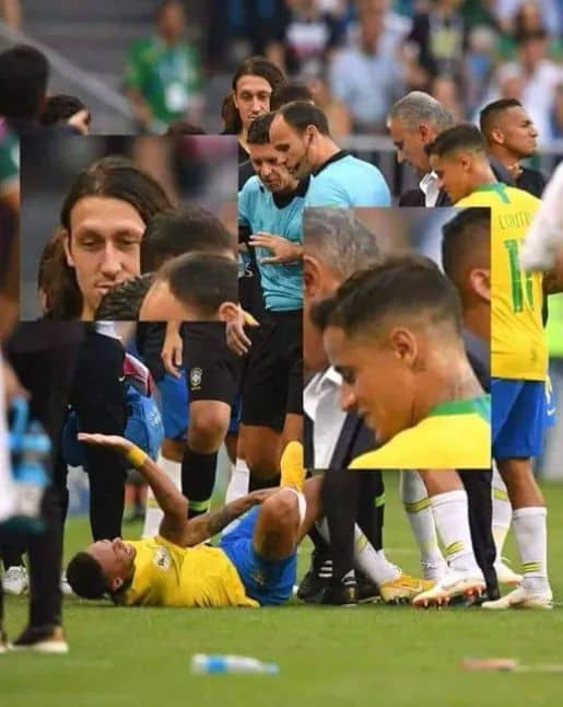 سخرية نجوم البرازيل من سقوط نيمار المتكرر