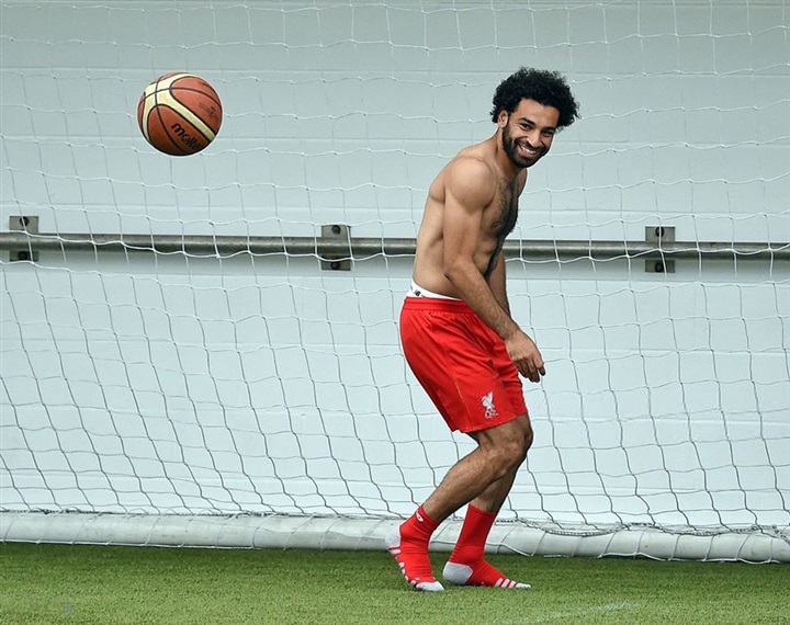 محمد صلاح يظهر في تدريبات ليفربول