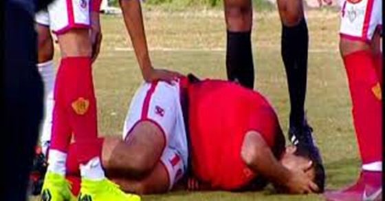 إصابة لاعب الأهلي