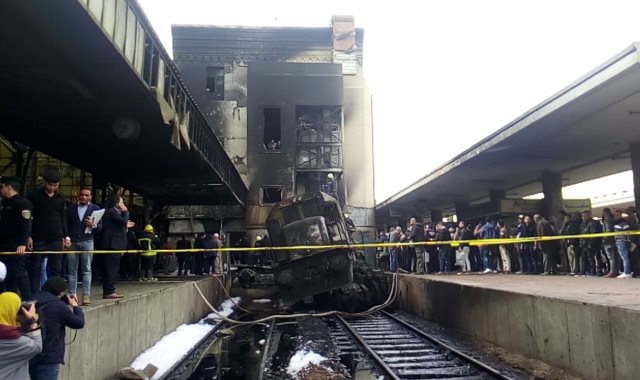 حادث قطار محطة مصر