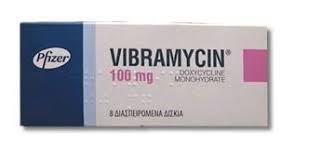 دواعي استعمال دواء فيبراميسين 100 Vibramycin