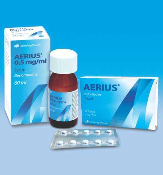 دواعي استعمال دواء أيريوس Aerius