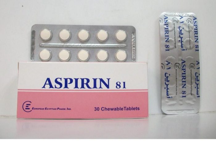 دواعي استعمال دواء أسبرين 81 Aspirin