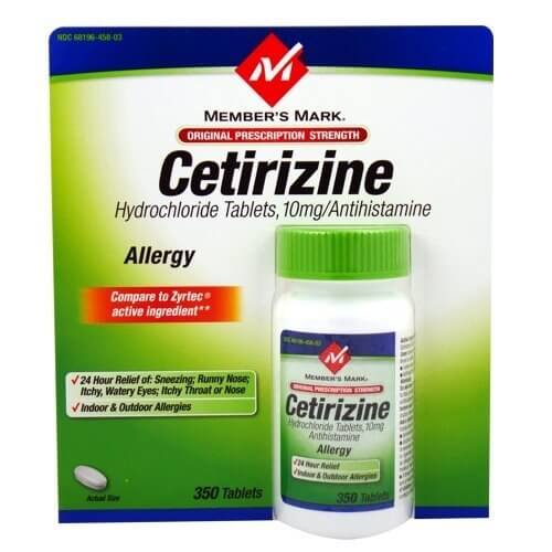 دواعي استعمال دواء سيتريزين Cetirizine 