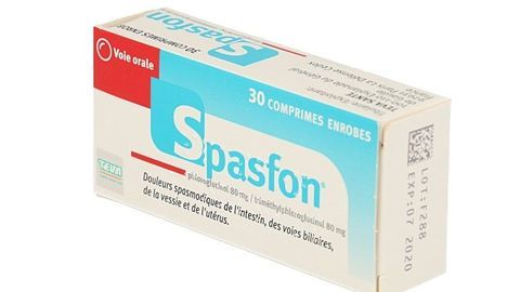 دواعي استعمال spasfon