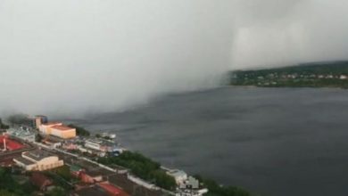 صورة فيديو| إعصار شديد يضرب مدينة روسية