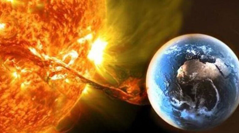 بقعة شمسية تهدد كوكب الارض