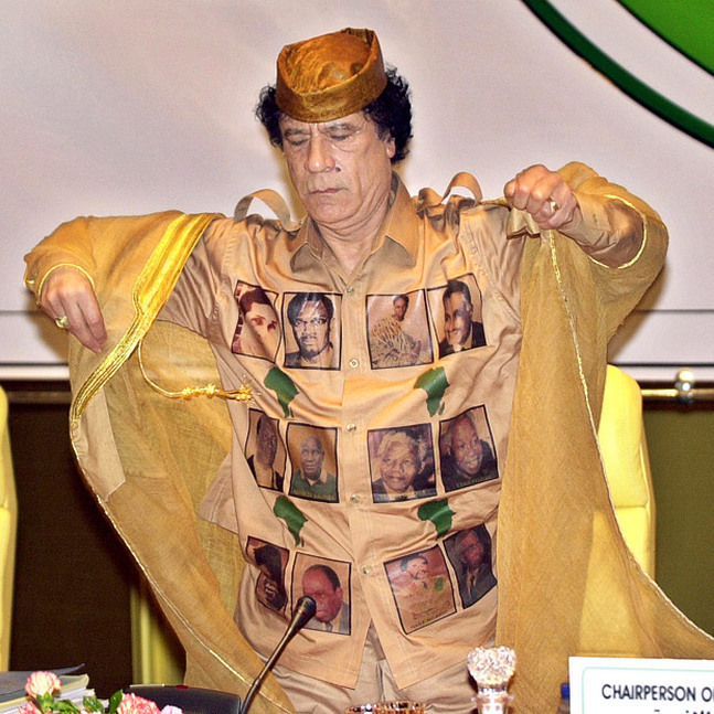 أغرب مواقف القذافي