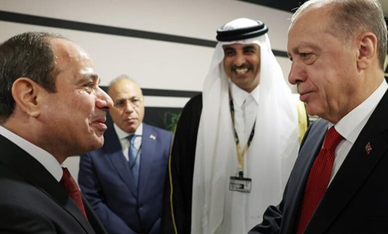 مفاجآت قوية في أول لقاء بين الرئيس السيسي وأوردغان