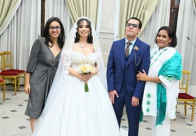 حفل زفاف ابنة الكاتبة والباحثة التونسية ألفة يوسف
