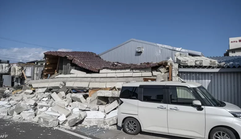 زلزال جديد في اليابان منذ دقائق