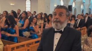 تصرف مفاجئ من ماجد الكدواني في حفل زفاف ابنه