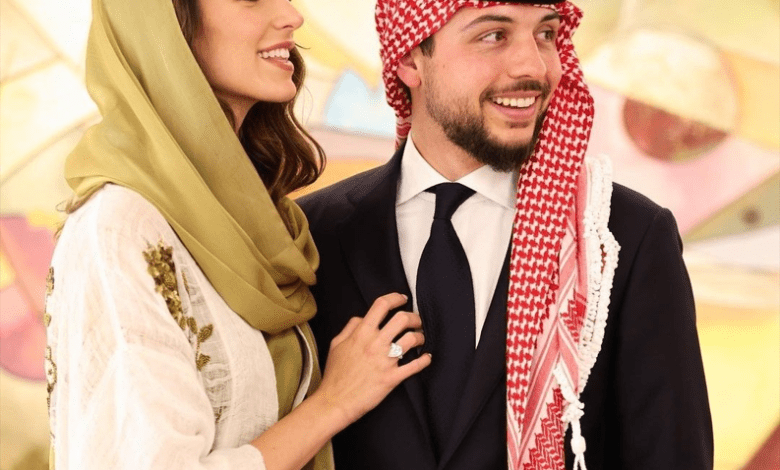 زواج ولي عهد الأردن من الفارسة السعودية