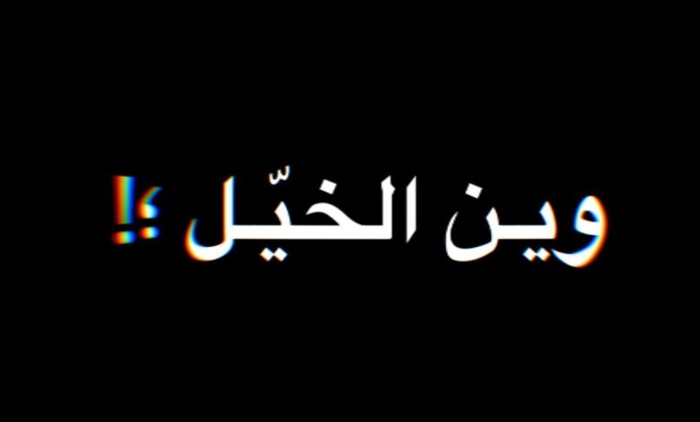 وين الخيل تشد الحيل..تتصدر مواقع التواصل الاجتماعي