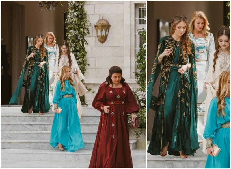 الأميرة هالة النور تبهر الأردنيين في حفل زفاف الأمير الحسين