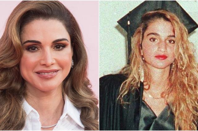 الملكة رانيا بين الماضي والحاضر