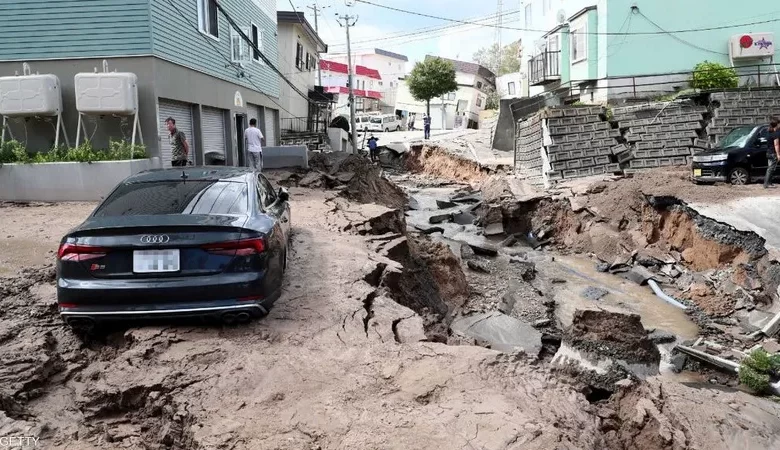 زلزال ضخم يضرب اليابان