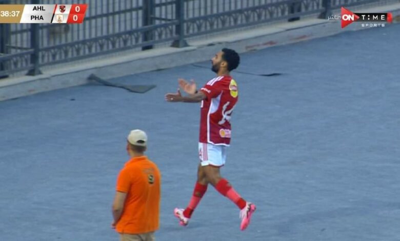 أهداف مباراة الأهلي وفاركو (2-1) اليوم في الدوري المصري