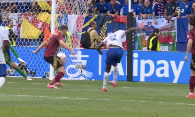 أهداف مباراة فرنسا وبلجيكا اليوم في يورو 2024