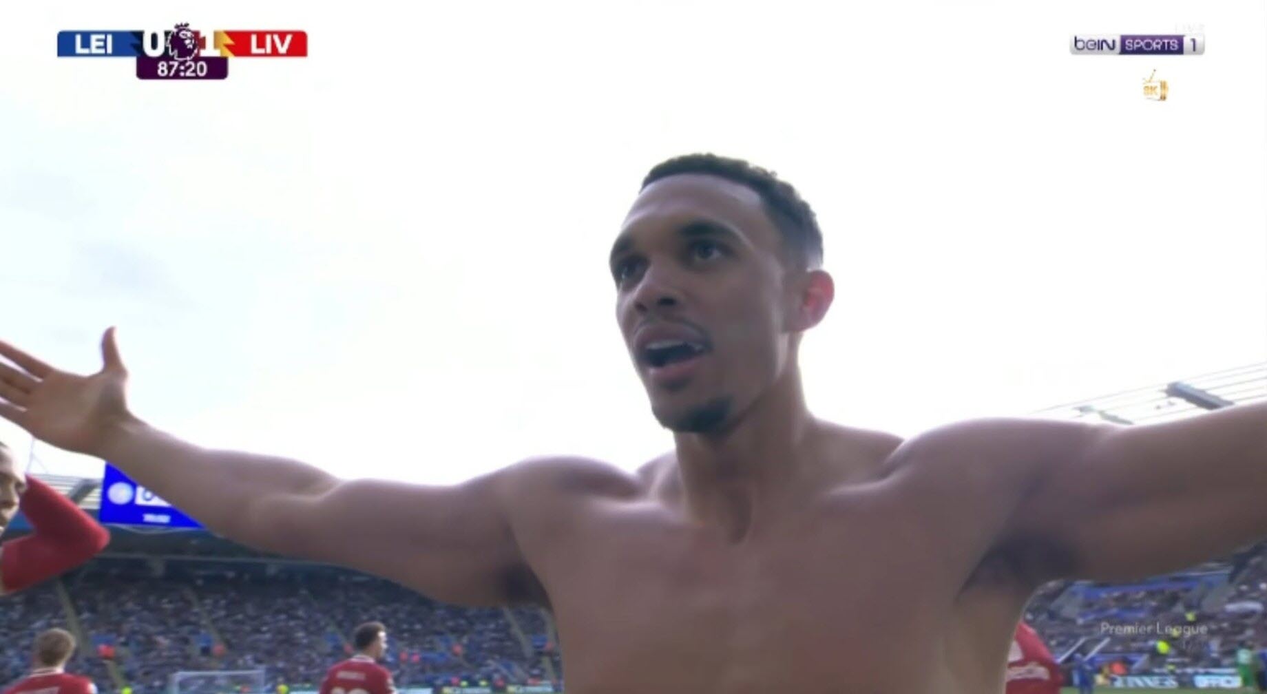أهداف مباراة ليفربول وليستر سيتي اليوم في الدوري الانجليزي