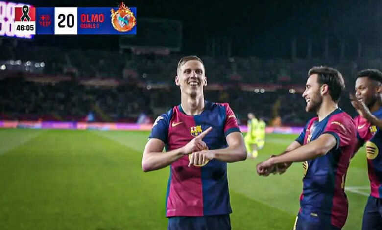 أهداف مباراة برشلونة وريال مايوركا اليوم في الدوري الاسباني