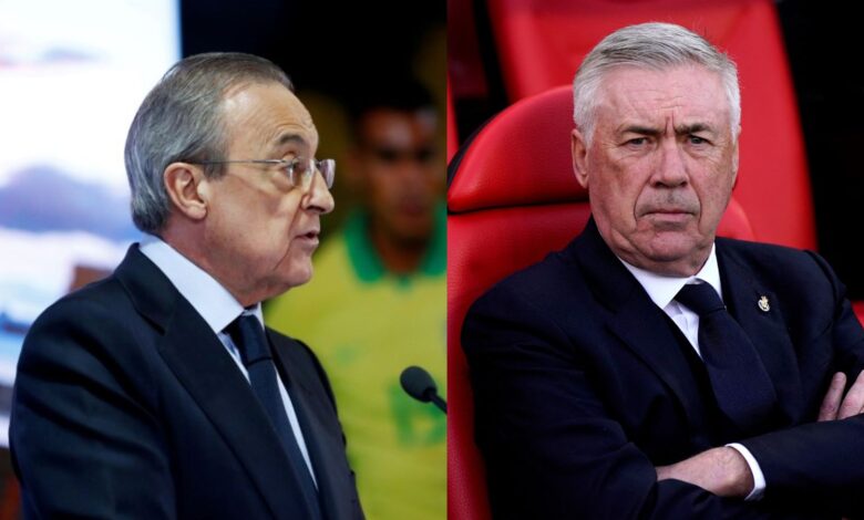 بيريز يعترف لأنشيلوتي: هذا الرحيل دمّر ريال مدريد