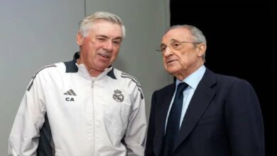 فلورنتينو بيريز يحسم مصير أنشيلوتي ويحدد هوية مدرب ريال مدريد لموسم 2025-2026