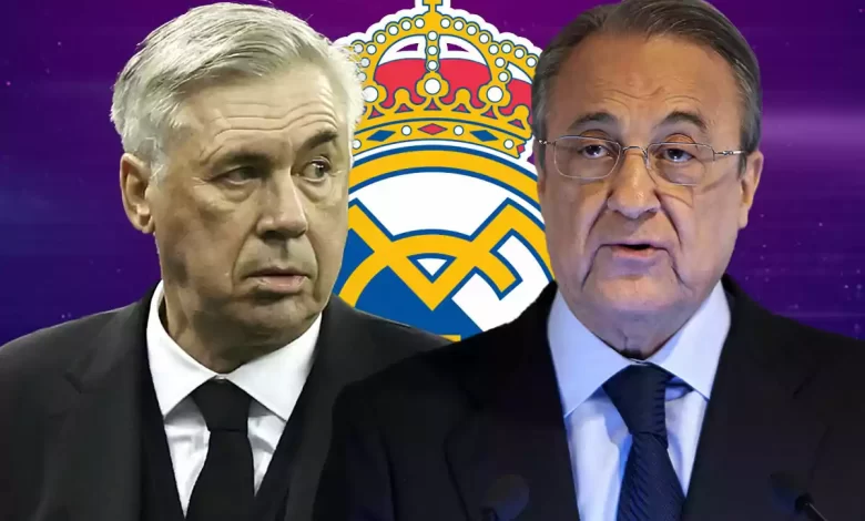 فلورنتينو بيريز يُشعل ثورة غير مسبوقة في ريال مدريد.. طرد 6 لاعبين بعد كارثة الكلاسيكو