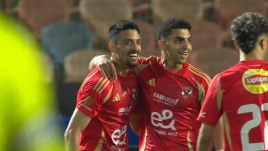 أهداف مباراة الأهلي وحرس الحدود اليوم في الدوري المصري