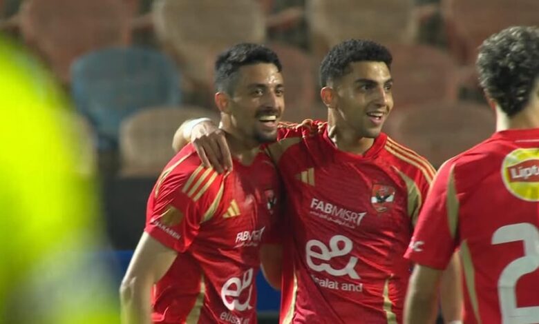 أهداف مباراة الأهلي وحرس الحدود اليوم في الدوري المصري