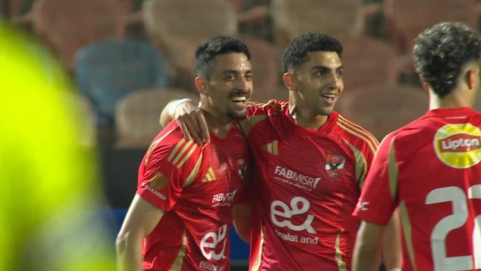 أهداف مباراة الأهلي وحرس الحدود اليوم في الدوري المصري
