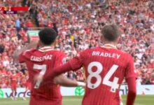 أهداف مباراة ليفربول وارسنال اليوم في الدوري الانجليزي