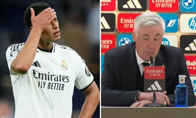غضب بيلينغهام يفجر أزمة في غرفة ملابس ريال مدريد بعد الفوز على سيلتا